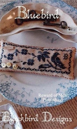 Bluebird kreuzstich primitiv - bluebird,