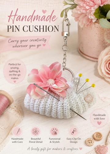 Pretty pink blossom pin - pretty,