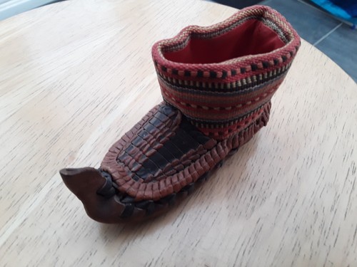 Vintage balkan leder opanak - vintage,